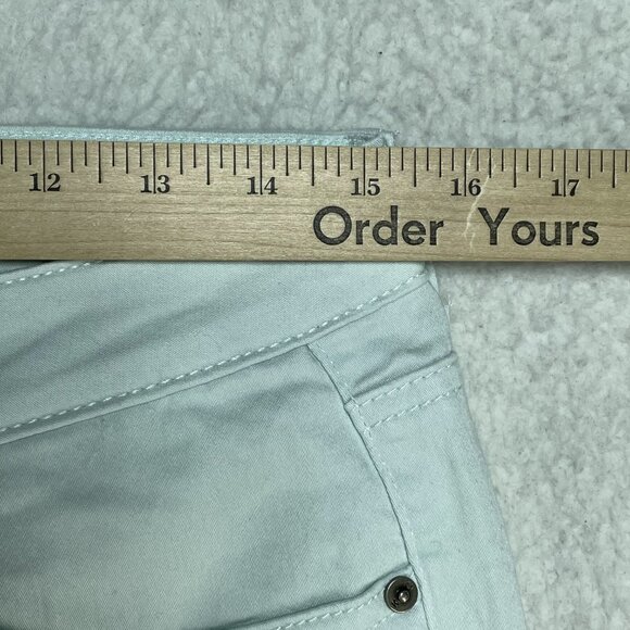 Kancan Jeans Women Size 28 Mint Green Low Rise Skinny Tapered Zip Ankle 30x27 - Picture 6 of 14